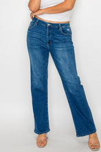 Load image into Gallery viewer, bytos Full Size Cat's Whiskers High Rise Straight Jeans