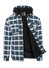 Load image into Gallery viewer, Men's Flannel Sherpa Lining Jacket