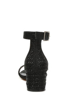 Load image into Gallery viewer, Twerky Rhinestones Embellished Block Sandals