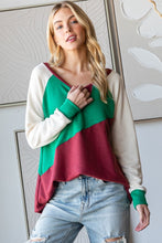 Load image into Gallery viewer, HOPELY Full Size Color Block Long Sleeve T-Shirt