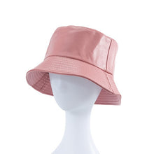 Load image into Gallery viewer, Faux Leather Bucket Hat