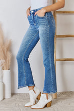 Load image into Gallery viewer, RISEN Plus Size High Rise Ankle Flare Jeans