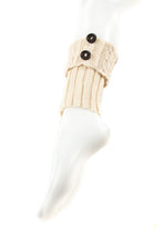 Load image into Gallery viewer, BUTTON KNITTED WINTER LEG WARMERS
