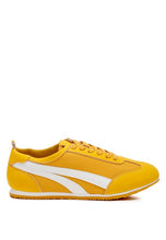 Load image into Gallery viewer, Montek Faux Leather Lace-Up Sneakers