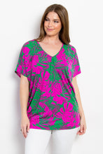 Load image into Gallery viewer, Be Stage Contrast Printed Short Sleeve Top