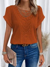 Load image into Gallery viewer, Women's Summer Hollow Out Short-sleeved T-shirt