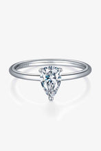 Load image into Gallery viewer, 1 Carat Moissanite 925 Sterling Silver Solitaire Ring Ti Amo I love you