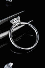 Load image into Gallery viewer, 1 Carat Moissanite 925 Sterling Silver Solitaire Ring Ti Amo I love you