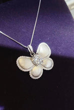 Load image into Gallery viewer, 1 Carat Moissanite Butterfly Pendant Necklace Ti Amo I love you