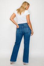 Load image into Gallery viewer, bytos Full Size Cat's Whiskers High Rise Straight Jeans