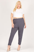 Load image into Gallery viewer, Plus Size High Waist Loose Fit Pants