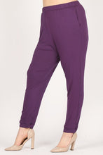 Load image into Gallery viewer, Plus Size High Waist Loose Fit Pants