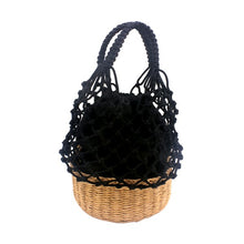 Load image into Gallery viewer, Knit Basket Bag