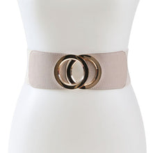 Load image into Gallery viewer, Gold Double Circle Fashion Belt