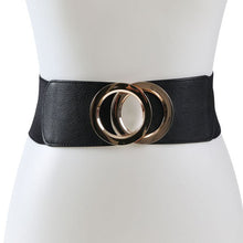 Load image into Gallery viewer, Gold Double Circle Fashion Belt