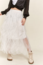 Load image into Gallery viewer, ADORA Ruffled Elastic Waist Midi Skirt