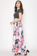 Load image into Gallery viewer, Two Tone Tie Dye Maxi Dress