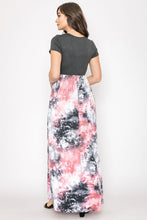Load image into Gallery viewer, Two Tone Tie Dye Maxi Dress