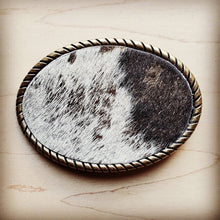 Load image into Gallery viewer, Rope Edge Mixed Metallic Hair Hide Belt Buckle