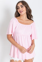 Load image into Gallery viewer, Solid Square Neck Babydoll Tunic