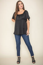 Load image into Gallery viewer, Solid Square Neck Babydoll Tunic