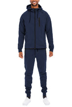Load image into Gallery viewer, Mens Full Zip Sweat Pant Sweat Set