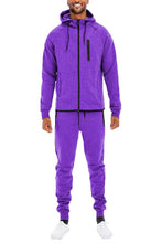 Load image into Gallery viewer, Mens Full Zip Sweat Pant Sweat Set