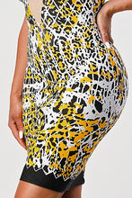 Load image into Gallery viewer, Animal Printed Bandage Dress