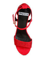 Load image into Gallery viewer, Navoli Rhinestones Embellished Sandals