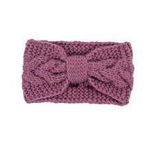 Load image into Gallery viewer, Winter Crochet Bow Twisted Head Band