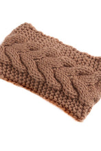 Load image into Gallery viewer, Winter Crochet Bow Twisted Head Band