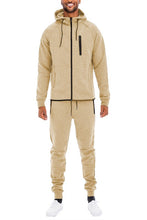 Load image into Gallery viewer, Mens Full Zip Sweat Pant Sweat Set