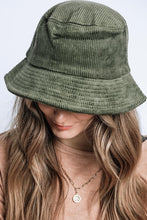 Load image into Gallery viewer, Corduroy Bucket Hat