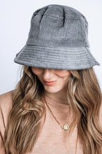 Load image into Gallery viewer, Corduroy Bucket Hat