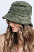 Load image into Gallery viewer, Corduroy Bucket Hat