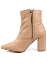 Load image into Gallery viewer, Pointed Toe Bootie with a Block Heel