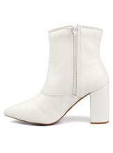 Load image into Gallery viewer, Pointed Toe Bootie with a Block Heel