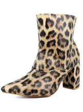 Load image into Gallery viewer, Pointed Toe Bootie with a Block Heel