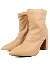 Load image into Gallery viewer, Pointed Toe Bootie with a Block Heel