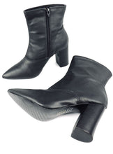 Load image into Gallery viewer, Pointed Toe Bootie with a Block Heel