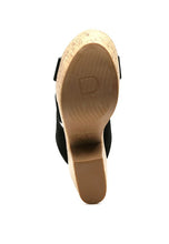 Load image into Gallery viewer, GERD Block Heeled Suede Slip-On Sandal