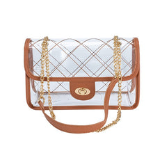Load image into Gallery viewer, High Quality Quilted  Clear PVC Bag