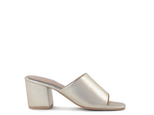 Load image into Gallery viewer, LONDON RAG DUMPLINN Slip-On Block Heel Sandal