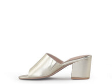 Load image into Gallery viewer, LONDON RAG DUMPLINN Slip-On Block Heel Sandal
