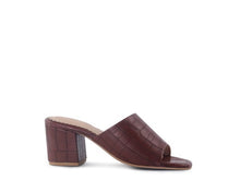 Load image into Gallery viewer, LONDON RAG DUMPLINN Slip-On Block Heel Sandal