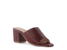 Load image into Gallery viewer, LONDON RAG DUMPLINN Slip-On Block Heel Sandal