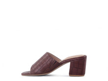 Load image into Gallery viewer, LONDON RAG DUMPLINN Slip-On Block Heel Sandal