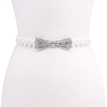 Load image into Gallery viewer, Elastic Pearl Fashion Belt