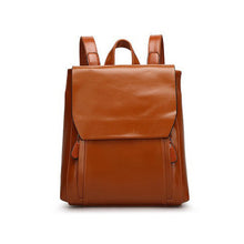 Load image into Gallery viewer, Womens Backpack Shoulder Genuine Leather School Natural Skin Book Laptop Rucksack Messenger Bags