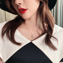 Load image into Gallery viewer, Womens Crystal Water Drop Necklace Fine Jewelry Adjustable Pendant